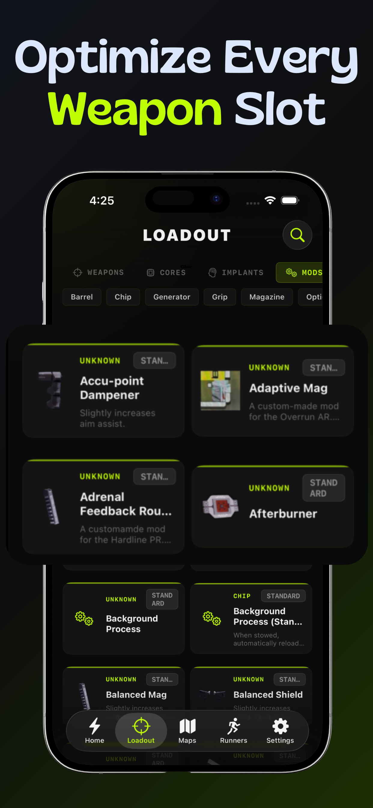MapDex: Maps & Loadouts