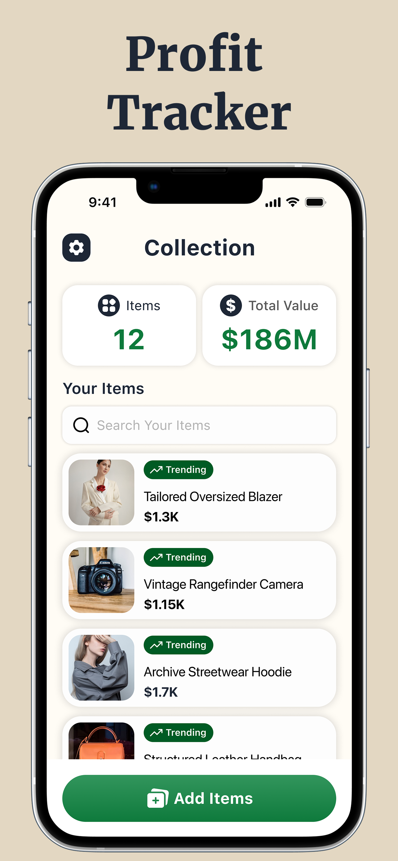 Thrift AI Profit Identifier