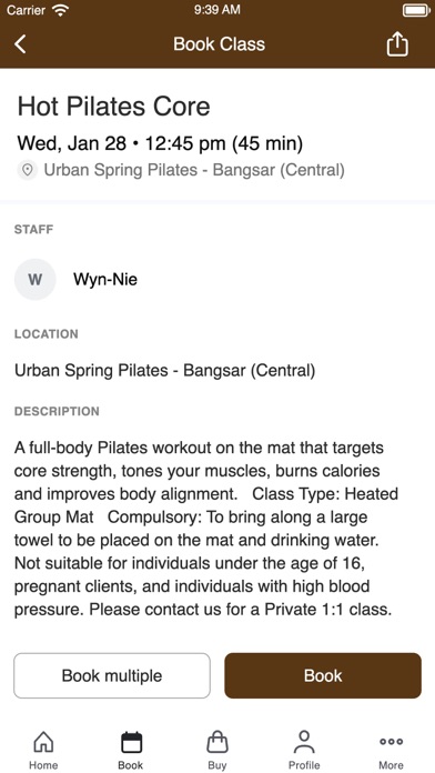 Screenshot #3 pour Urban Spring Pilates
