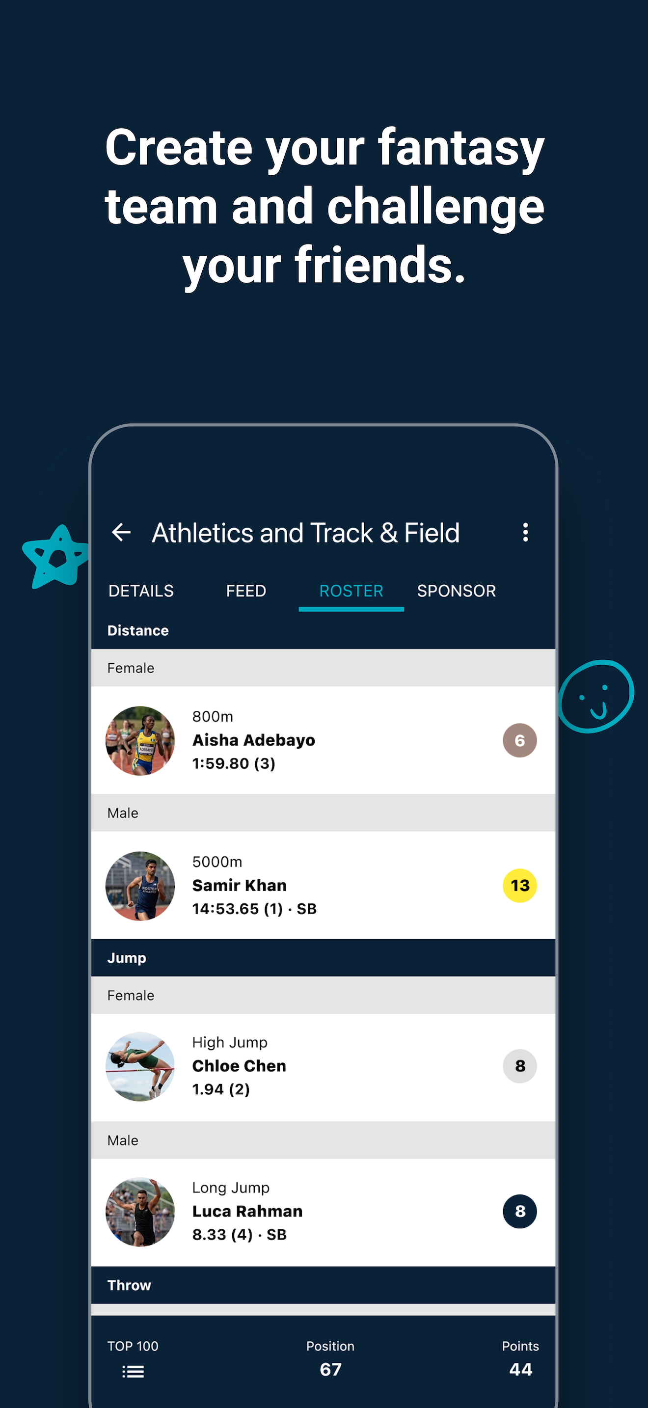 Roster Athletics & Road Races screenshot 5