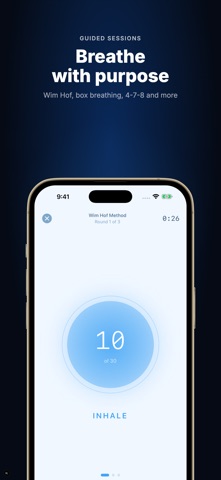 Breathwork Tracker - Breath iPhone screenshot