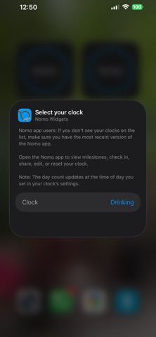 Nomo Widgets iPhone screenshot