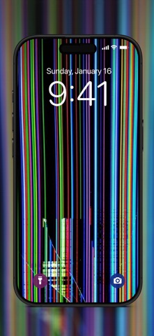 Broken screen X Wallpapers 4K Screenshot 2 of 6