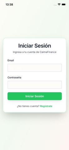 CalmaFinance screenshot