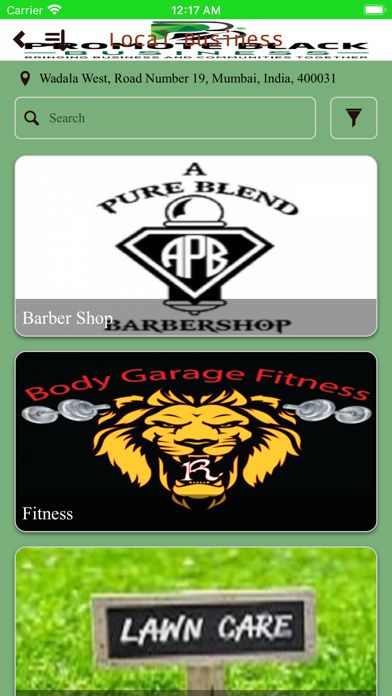 PROMOTE BLACK BUSINESS APP Screenshot