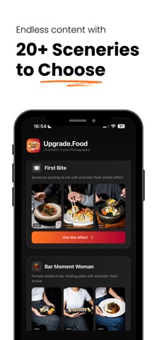 Food Photography|Upgrade.Food iPhone screenshot