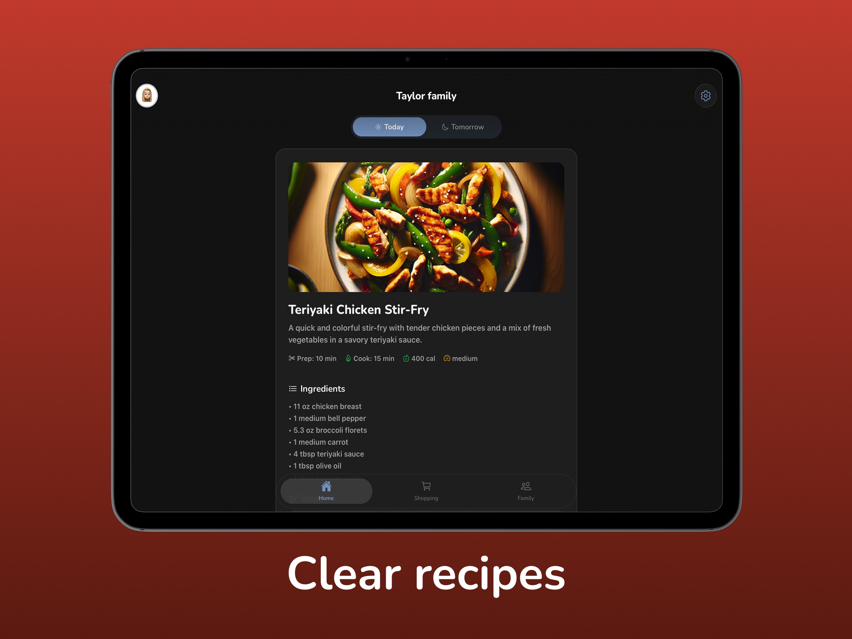 Fampot: Family Meal Planner