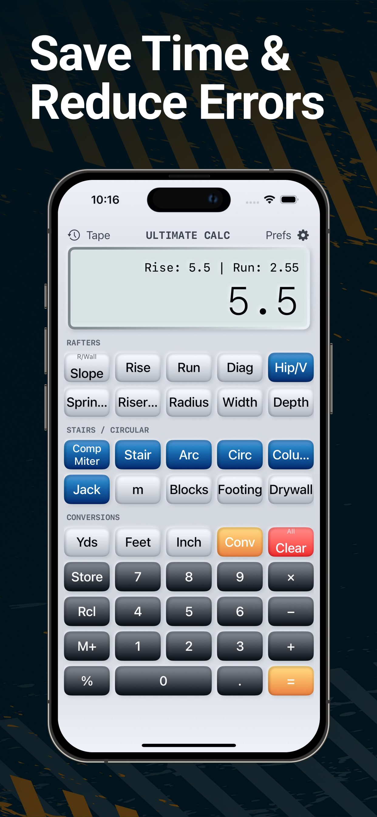 Construction Calculator Pro #1 screenshot 3