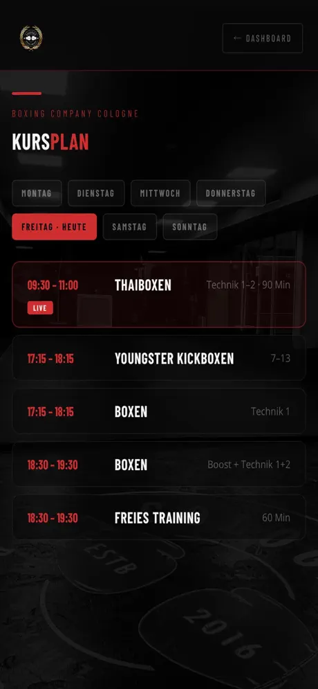 BCC Fitness screenshot 3