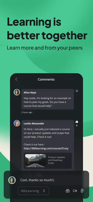 360Learning screenshot 2