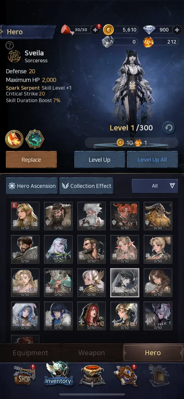 VALHALLA SURVIVAL iOS Mod IPA screenshot 4 - iOS game interface