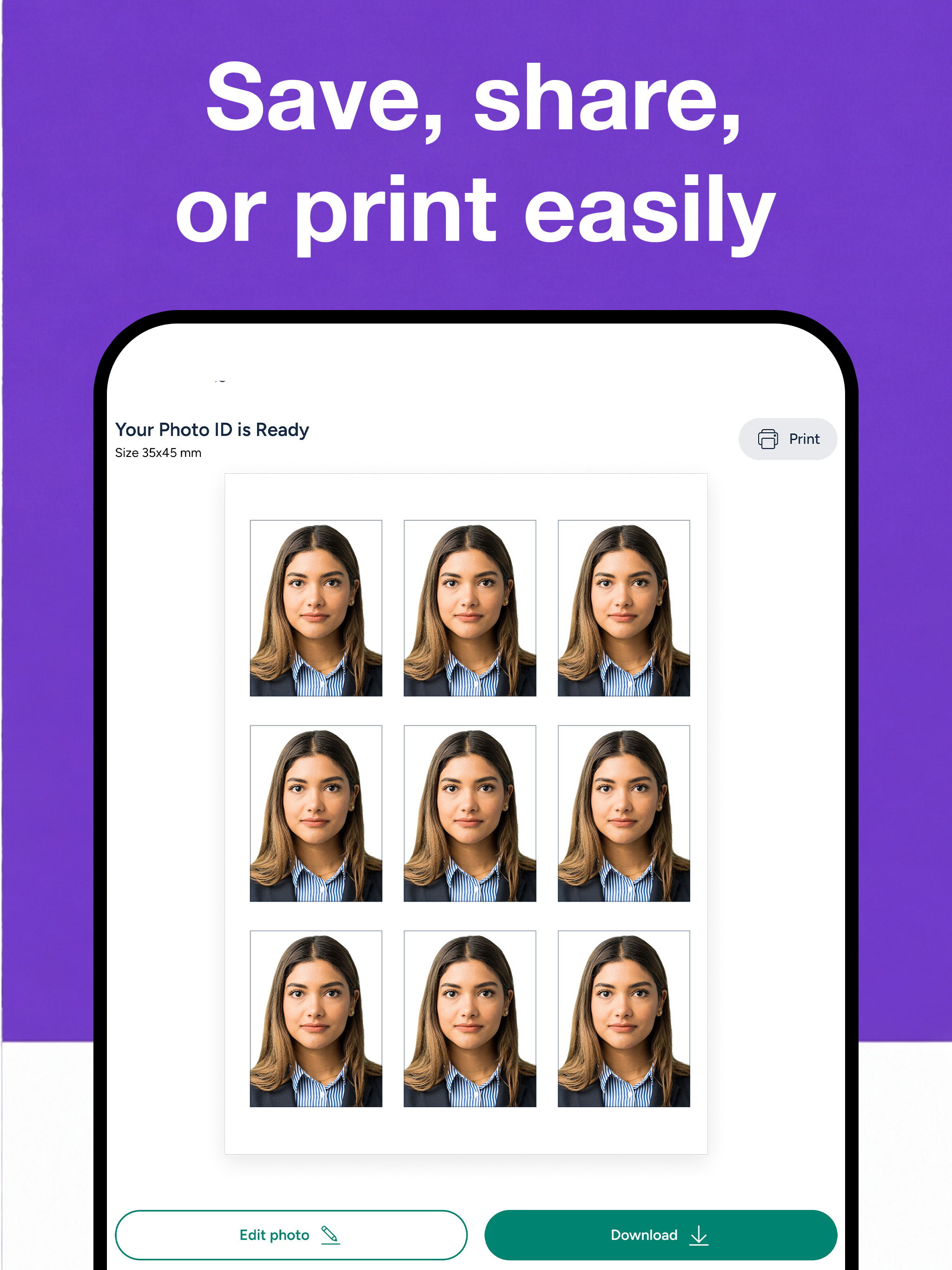 Passport Photo, ID Photo Maker