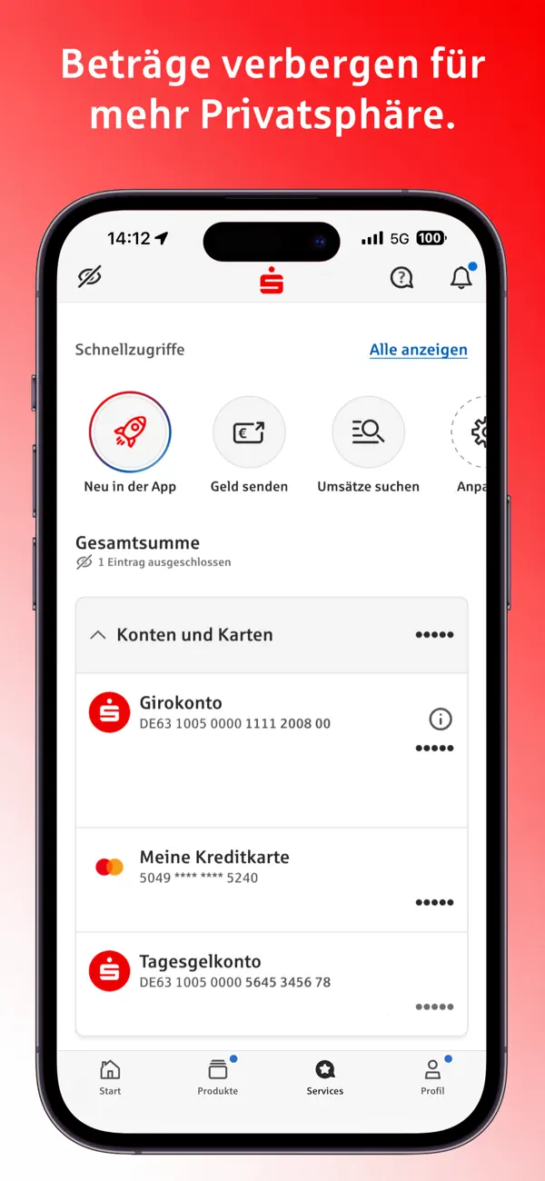 Sparkasse - Ihre mobile Filiale iPhone App Screenshot 5 – Finanzen