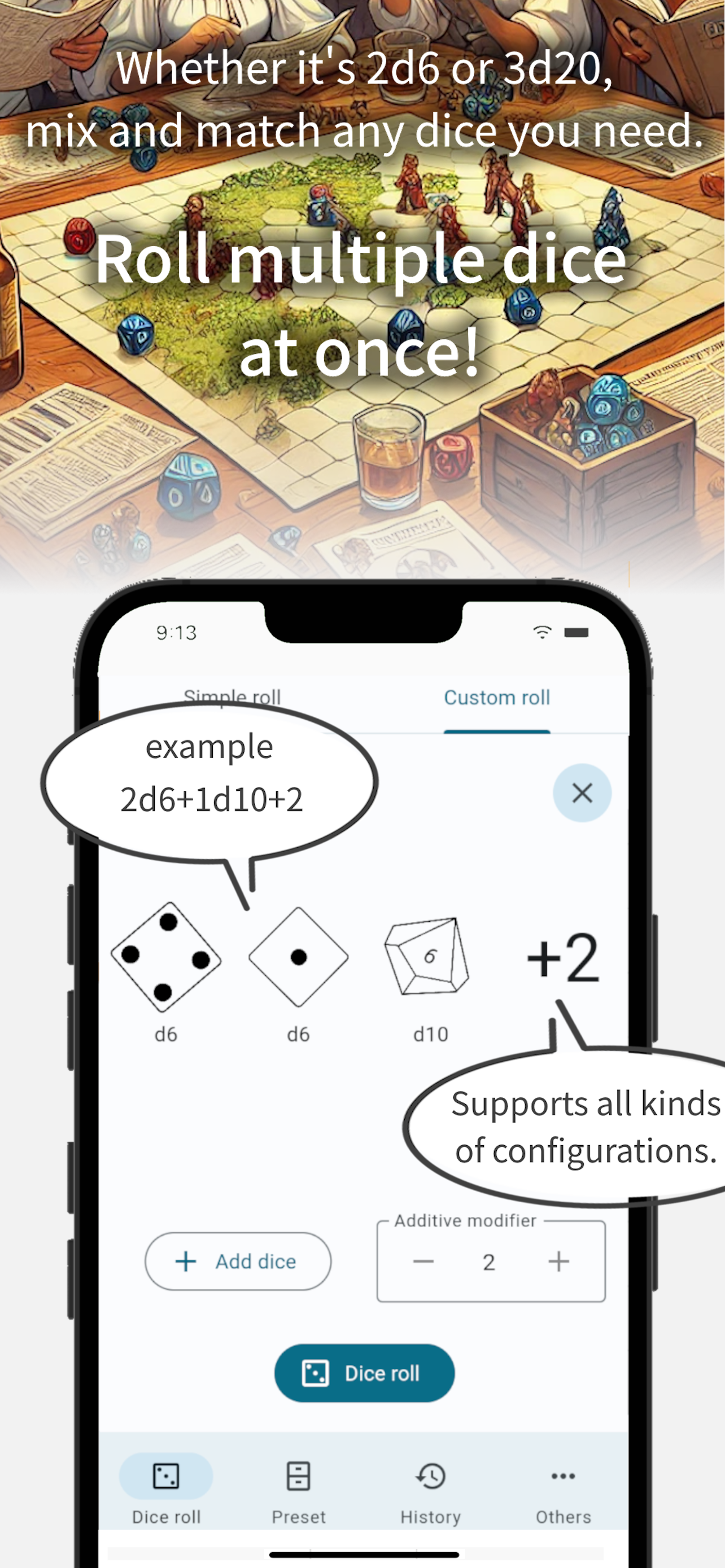 Saving Roll: TTRPG dice roller