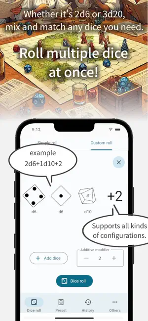 Saving Roll: TTRPG dice roller screenshot 3