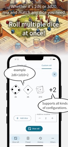Saving Roll: TTRPG dice roller Screenshot 3 of 5