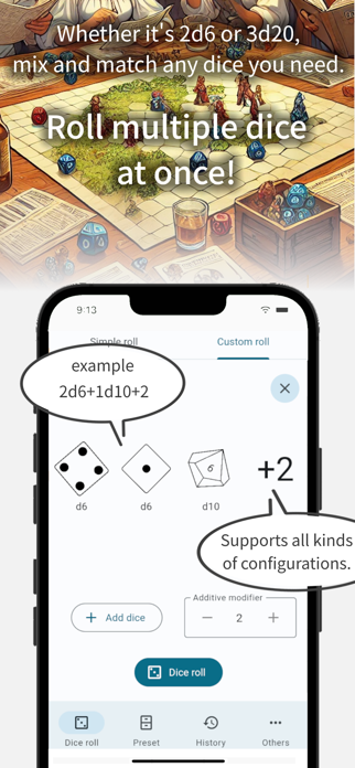 Saving Roll: TTRPG dice roller Screenshot 3 of 5