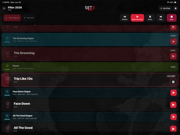 Setz iPad screenshot