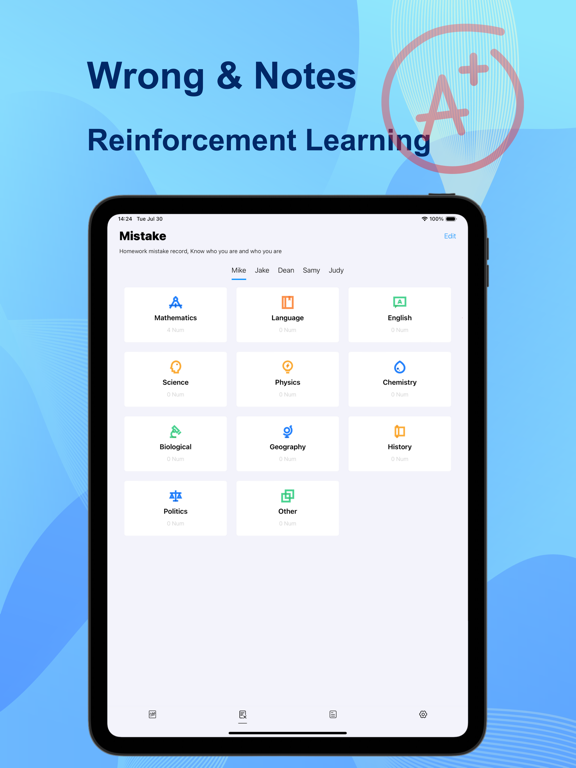 Hwork: AI Parents Helper iPad screenshot 3 - Education app