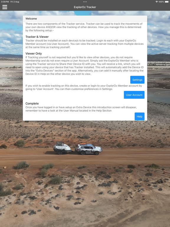 Screenshot #5 pour ExplorOz Tracker