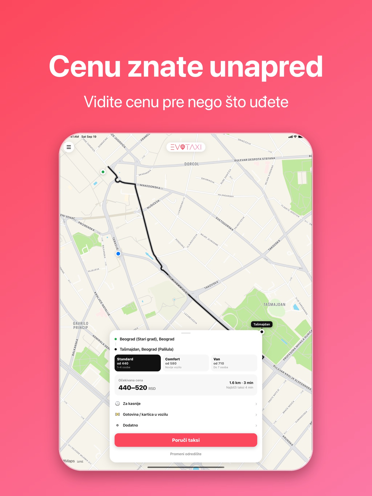 Screenshot 6 of EvoTaxi Srbija