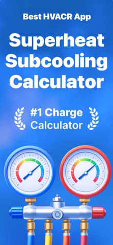 Refrigerant Charge Calculator iPhone screenshot