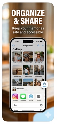 Brightroom iPhone screenshot