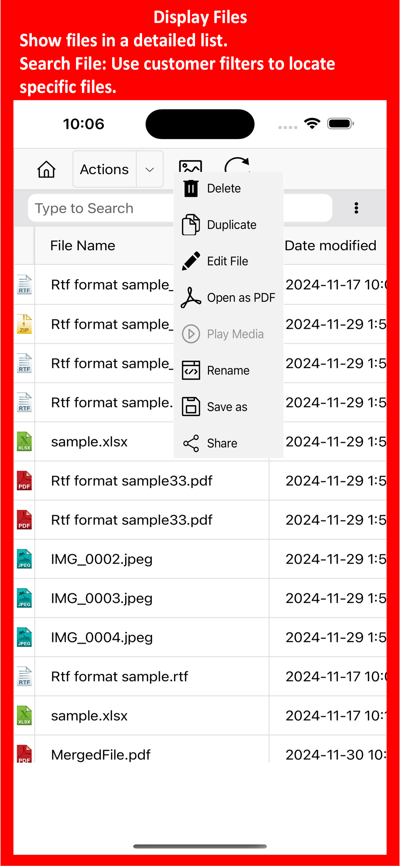 File Manager & PDF Merge Tool