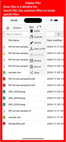 File Manager & PDF Merge Tool Screenshot 3 of 8