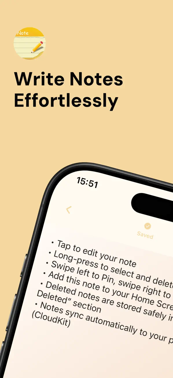 #1. QuickNote - Easy notes (iOS) Podle: Linh Phan Nhat Khanh