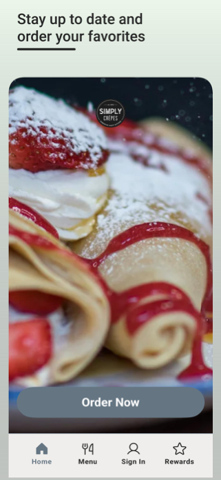 Simply Crepes Screenshot 2 of 4
