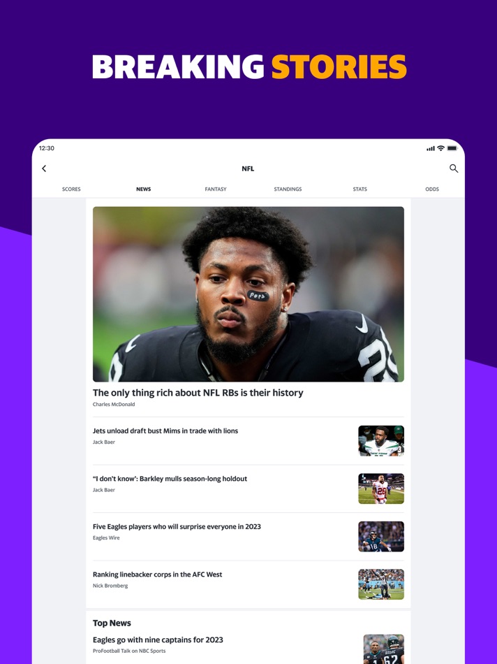 #3. Yahoo Sports: Scores and News (iOS) Ved: Yahoo