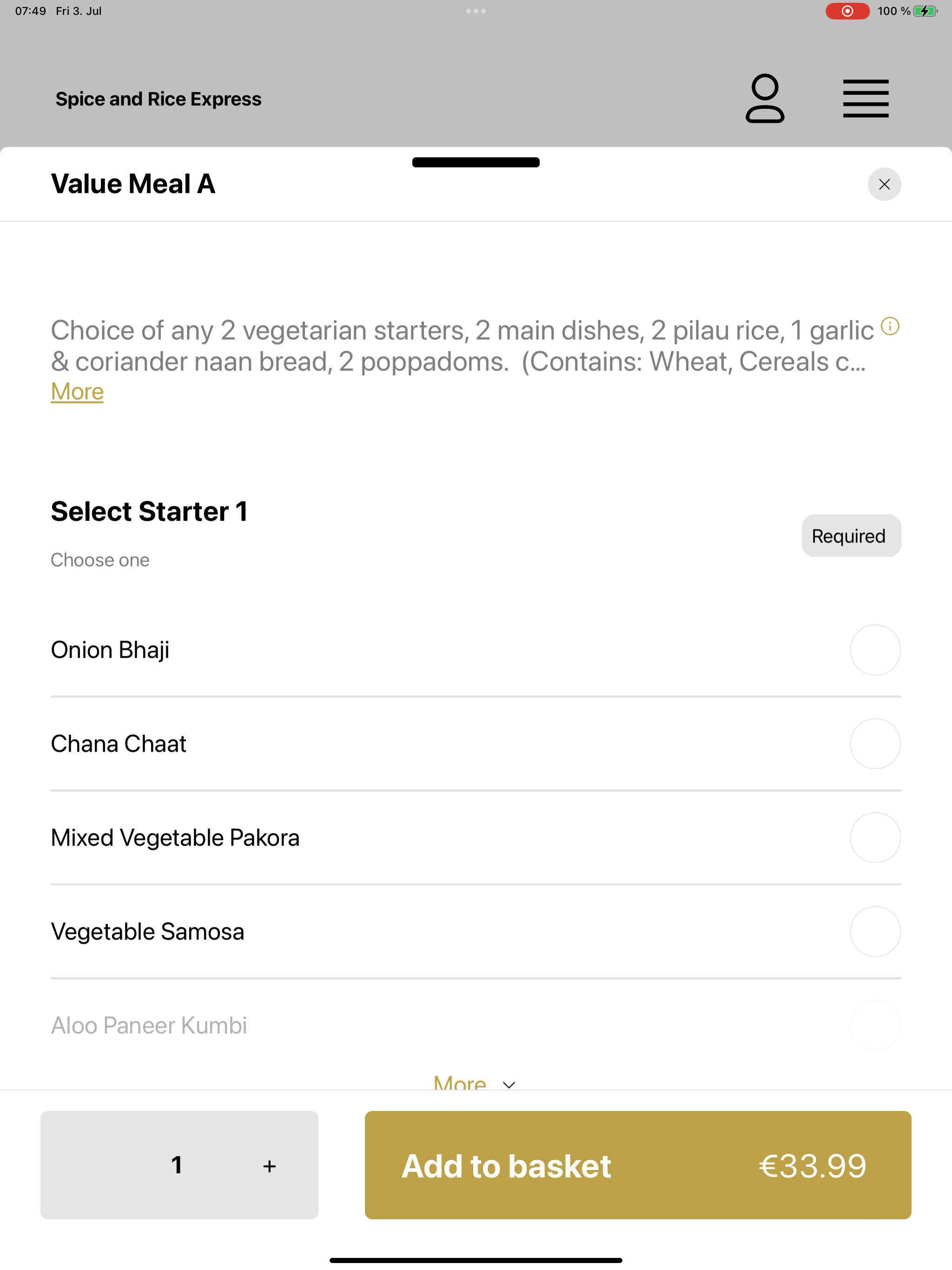 Spice and Rice Express Dublin screenshot 16