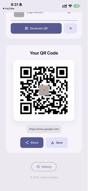 Links to QR screenshot 2