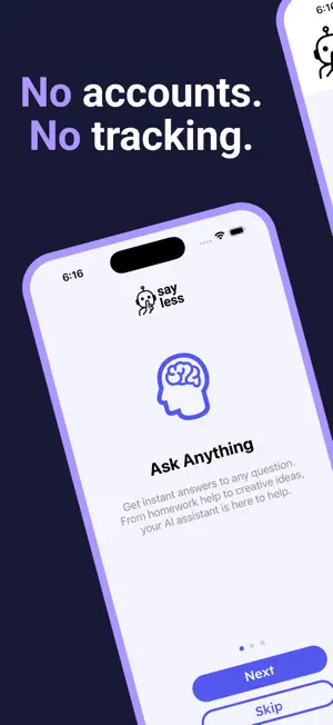 say less - Anonymous AI Chat screenshot 2