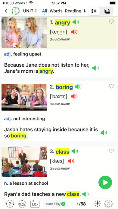 Screenshot 3 of 1000 Basic English Words (2) App