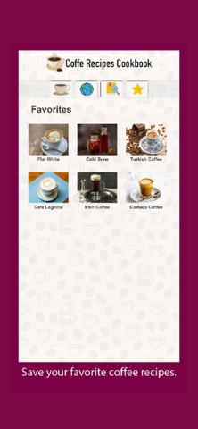 Coffee Recipes Cookbook screenshot