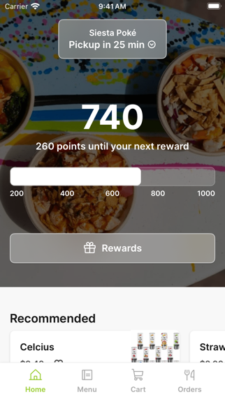 Screenshot 1 of Siesta Poke App