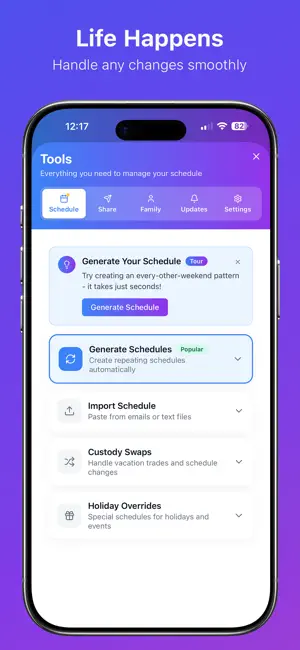 Blended: Co-Parent Calendar screenshot 4
