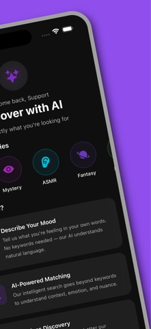 DeeVee: Audio Stories Search iPhone screenshot