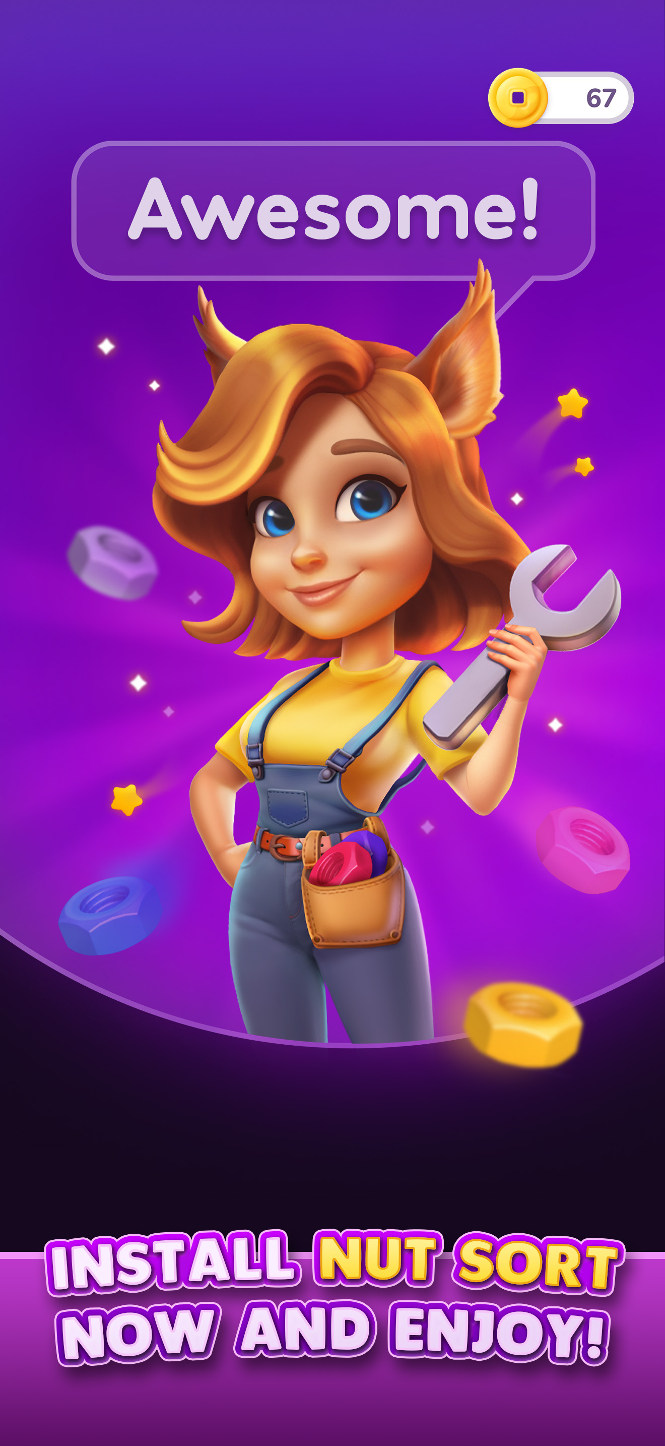 Nut Sort: Color Sorting Game screenshot 7