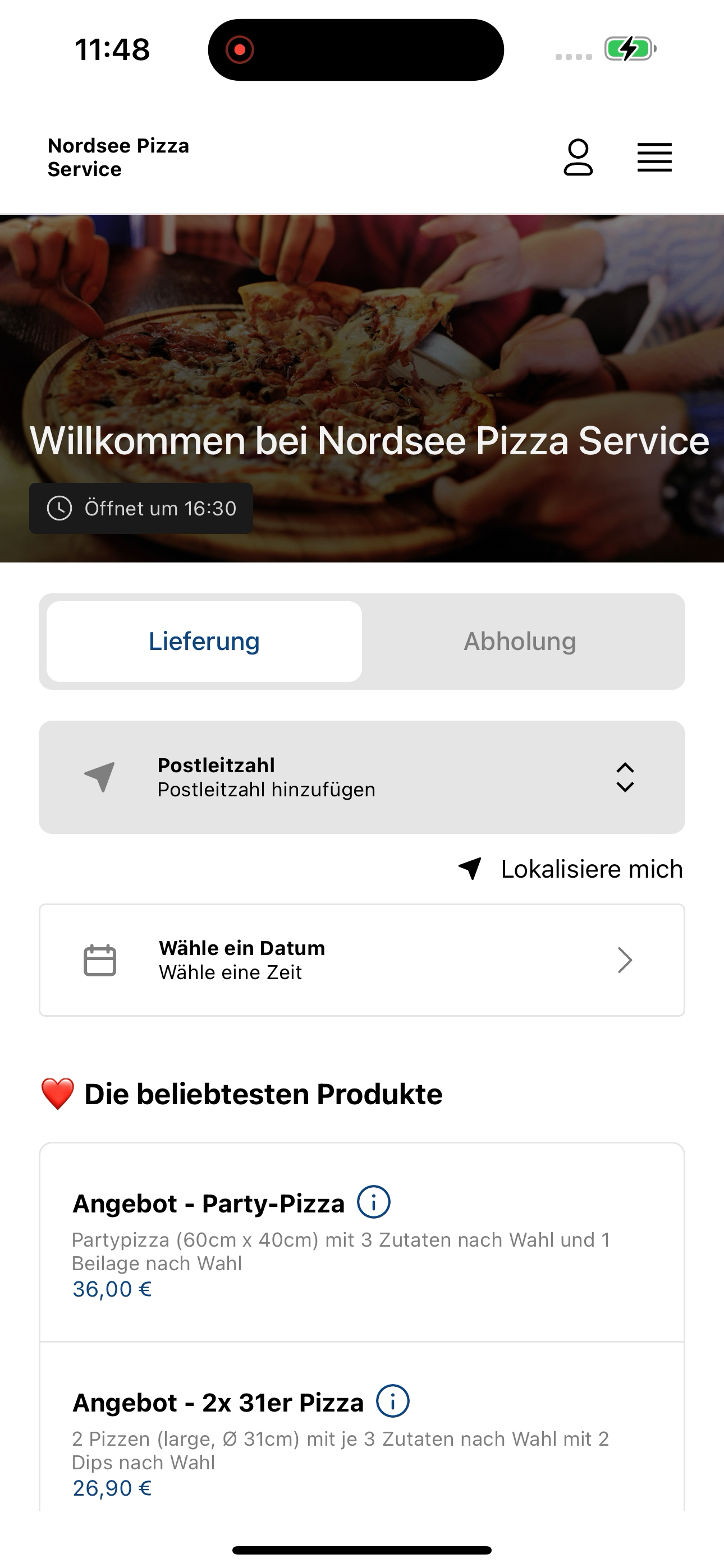 Nordsee Pizza Service screenshot 5