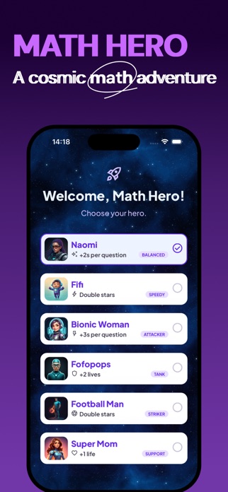 Math Hero: A cosmic adventure screenshot 5