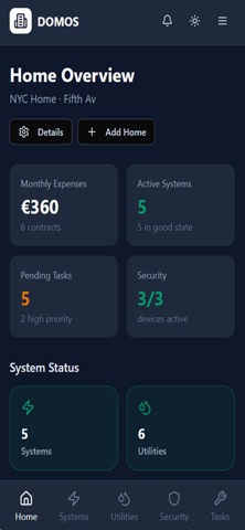 Domos - Your Home Manager screenshot