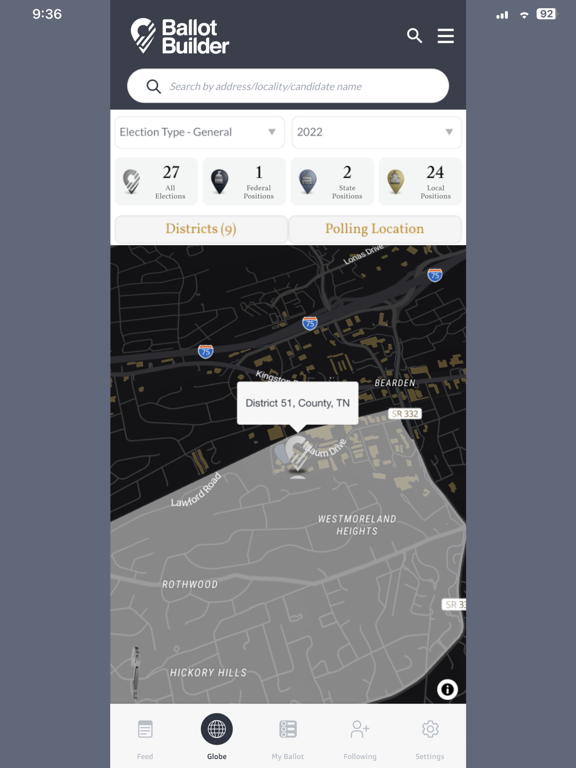 Ballot Builder iPad screenshot 2 - Business app