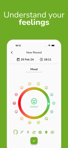 Mood Journal: MoodPath Screenshot 2 of 8
