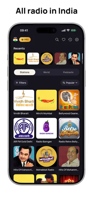 India Radio Online: AIR Radio screenshot 1