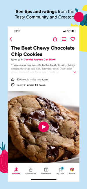 ‎Tasty: Recipes, Cooking Videos Screenshot