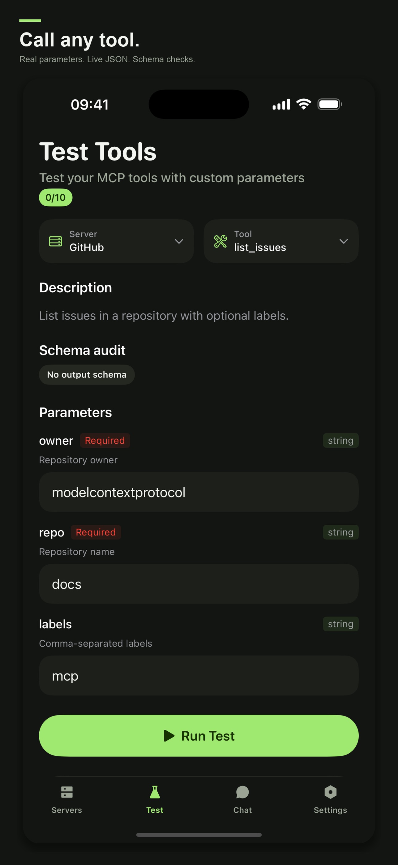 Screenshot 3 of MCP Studio