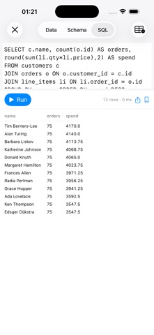Rowid: Database Viewer Screenshot 6 of 10